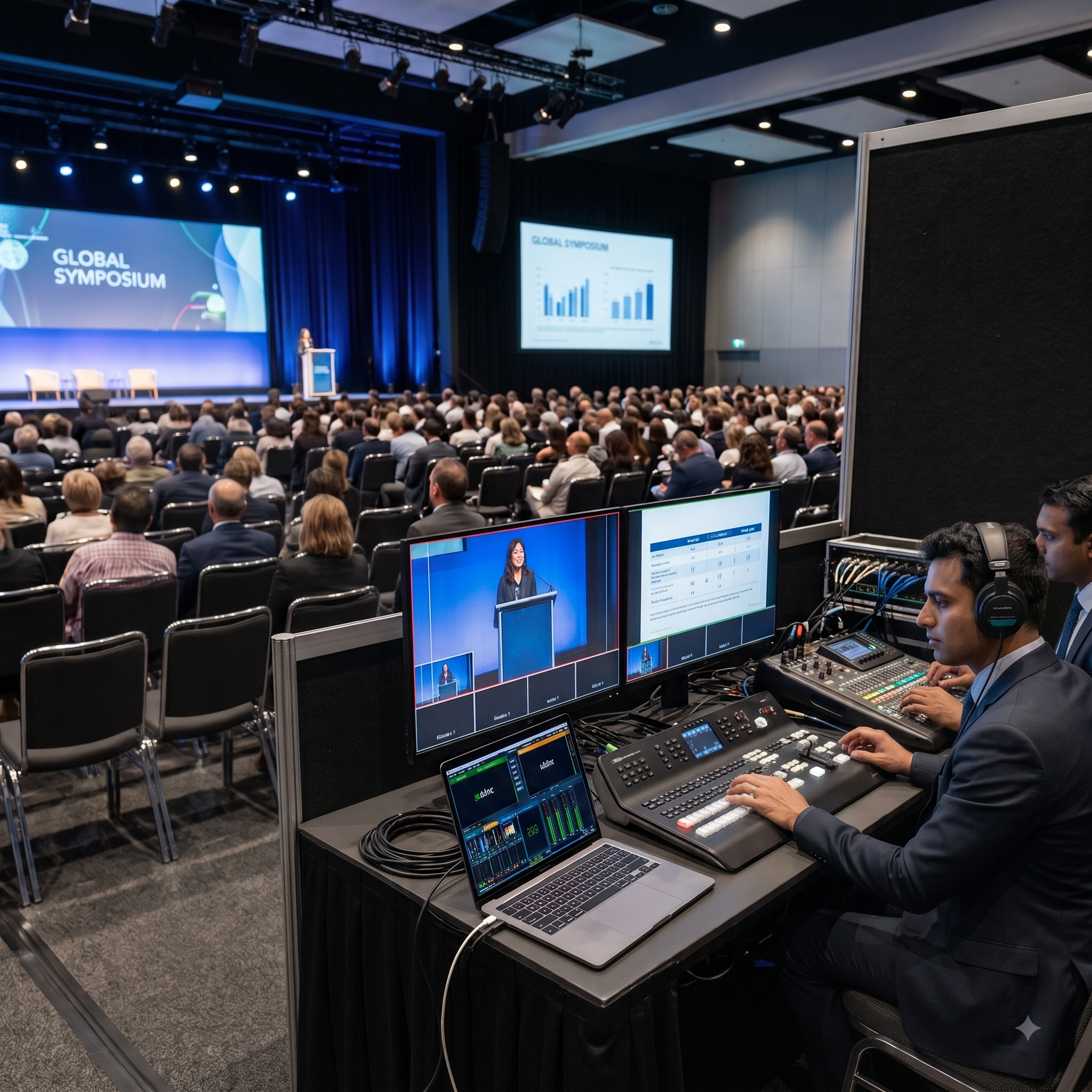 AV Team at Console